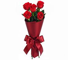 Букет 5 Красных роз Эдлесс Лав в Урушу
