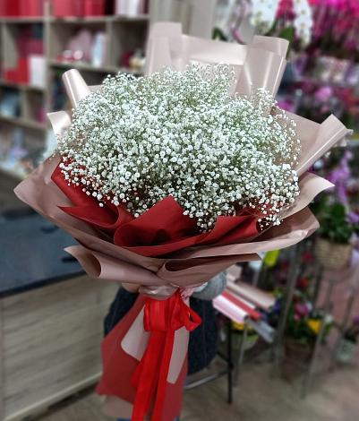 Букет цветов из: Гипсофила в Урушу