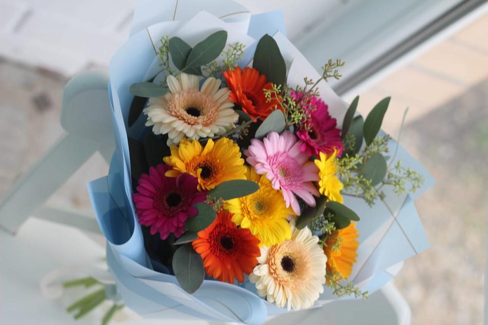 Букет цветов из: Герберы в Урушу