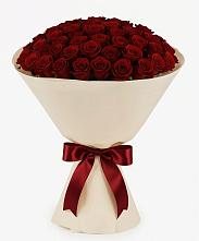 Букет 101 Бордовая роза Блэк Бакарра в Урушу