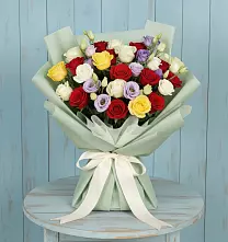 Букет цветов из:  Розы в Урушу