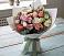 Букет цветов из: Розы, Лизиантусы и Гвоздики в Урушу