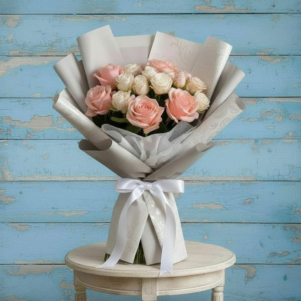 Букет цветов из: Розы в Урушу