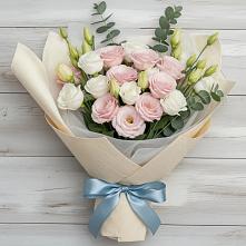 Букет цветов из:  Лизиантусы в Урушу