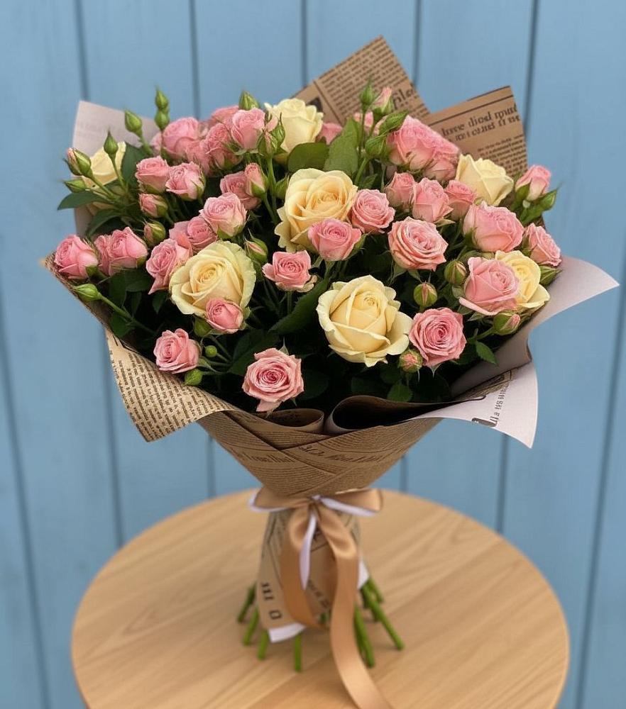 Букет цветов из: Розы в Урушу