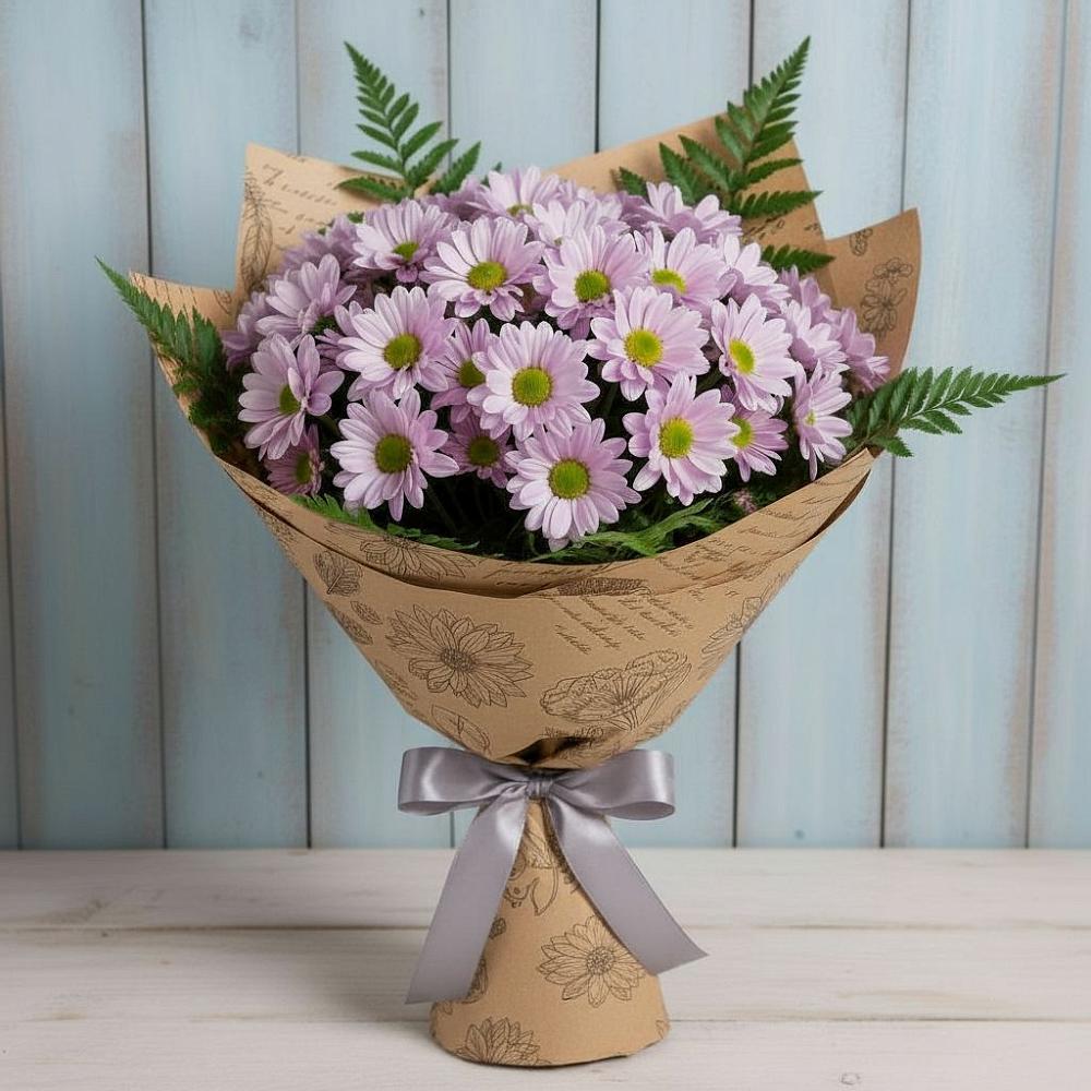 Букет цветов из: Хризантемы в Урушу