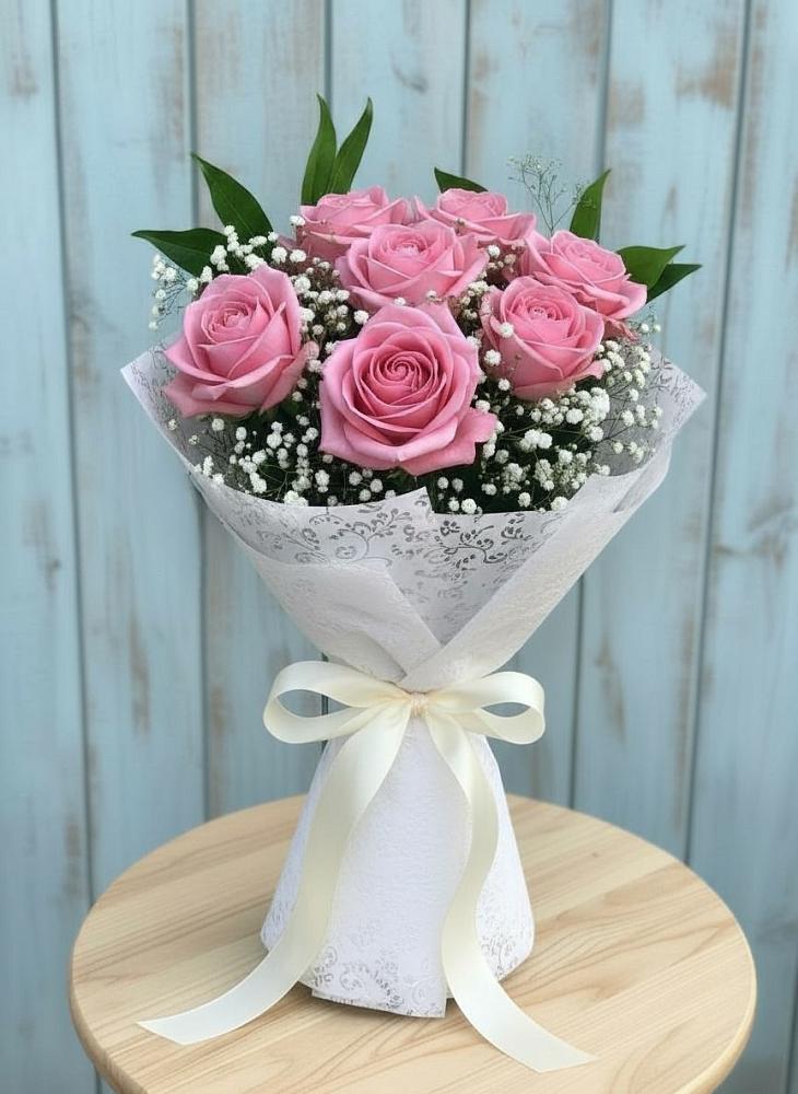 Букет цветов из: Розы в Урушу