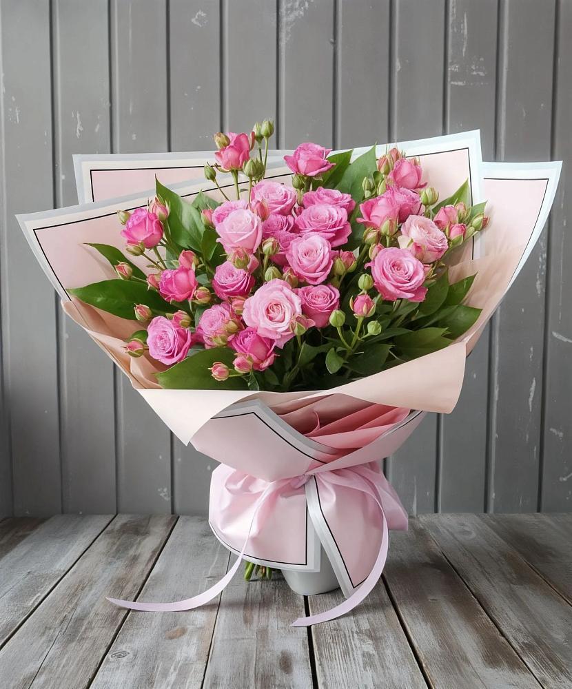 Букет Розовый кустик в Урушу