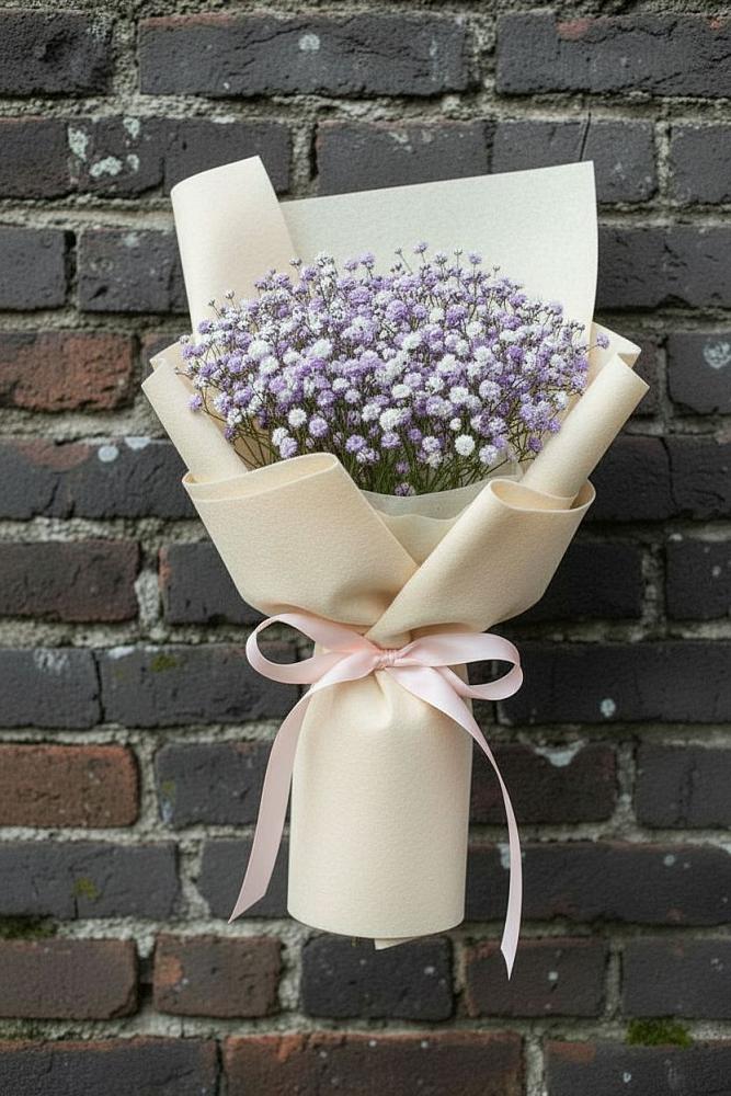 Букет цветов из: Гипсофила в Урушу