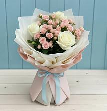 Букет цветов из:  Розы в Урушу