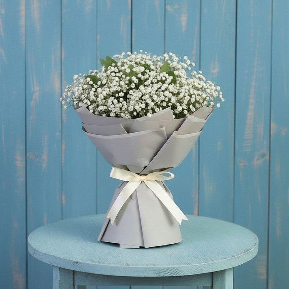 Букет цветов из: Гипсофила в Урушу