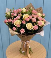 Букет цветов из:  Розы в Урушу