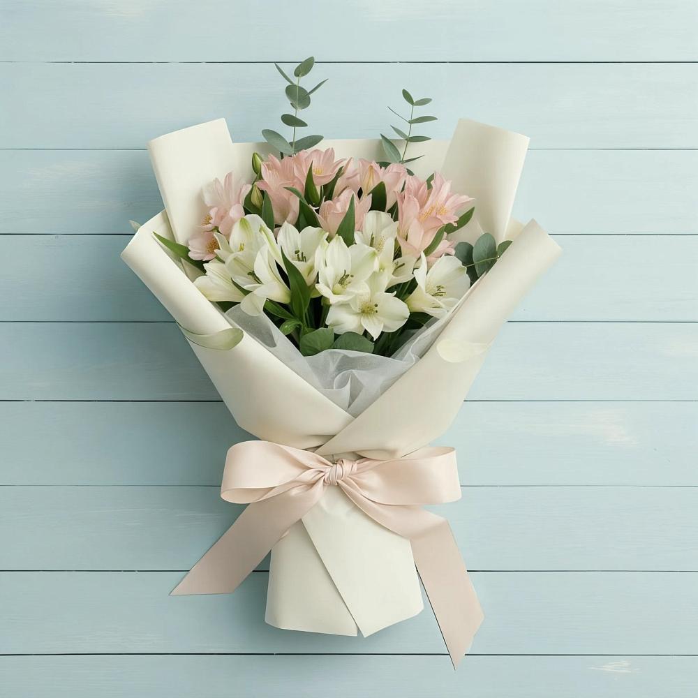 Букет цветов из: Альстромерии в Урушу