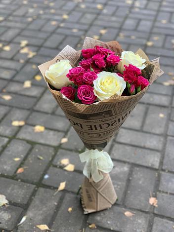 Букет цветов из: Розы в Урушу