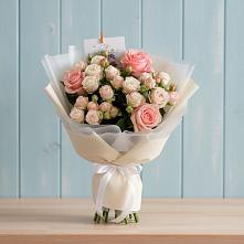Букет цветов из:  Розы #REPLACE_PRED# Урушу