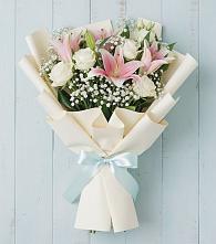 Букет цветов из:  Лилии в Урушу