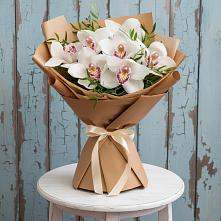 Букет цветов из:  Орхидеи и Розы #REPLACE_PRED# Урушу